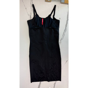 SPANX Women's SmartGrip Open-Bust Full Slip Black Size Medium Compression